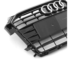 Audi A1 S1 8X Juostelės Radiatoriaus Grotelė Juodas Blizgantis VAG Originalus 8XA853651BALZ