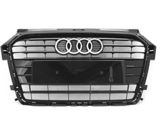 Audi A1 S1 8X Juostelės Radiatoriaus Grotelė Juodas Blizgantis VAG Originalus 8XA853651BALZ