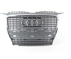 Audi A3 S3 Sportback 2004 2008 VAG Radiatoriaus grotelės pilkos spalvos Originalus 8P4853651A1QP