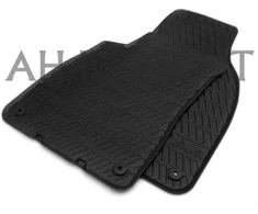 Audi A4 B6 B7 2001-2009 Priekinis Juodas Guminis Kilimėlis VAG Originalus 8E1061501A041