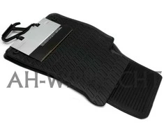 Audi A4 B6 B7 2001-2009 Priekinis Juodas Guminis Kilimėlis VAG Originalus 8E1061501A041