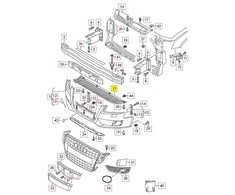Audi A5 S5 2008 2011 Uždarymo Elementas VAG Originalus 8T0807233