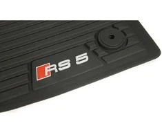 Audi RS5 Coupe F5 2018 Juodos Visu Oru Pėdų Kilimėliai VAG Originalus 8W6061221041