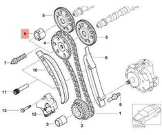 AUTENTIŠKAS OEM BMW E46 E53 E60 E61 E65 Variklio Veleno Įtempimo Sankaba 11317787268
