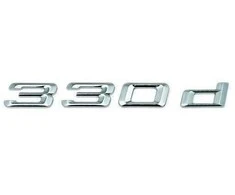 AUTENTIŠKAS OEM BMW E90 Bagažinės Dangčio Chromuotas 330d Emblema Ženklas Logotipas 51147157559