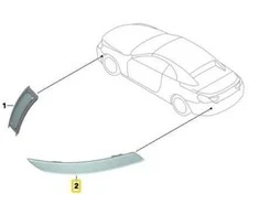 AUTENTIŠKAS OEM BMW F06 F12 F13 640d 650i 650iX M6 Galinis Dešinysis Atšvaitas 63147210588