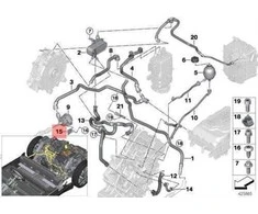 AUTENTIŠKAS OEM BMW I01 i3 Rex Elektrinio Vandens Siurblio Laikiklis 11518602939