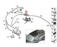 AUTENTIŠKAS OEM BMW i8 Garų surinkimo aktyvuotos anglies filtras 16137378061