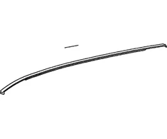 AUTENTIŠKAS OEM TOYOTA 2013-2018 RAV4 KAIRĖS PUSĖS VADOVO STOGO LAŠELIŲ FORMAVIMAS 75552-42040
