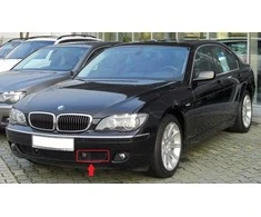 AUTENTIŠKAS Priekinis Bamperio Grotelės Naktinio Matymo Kamerai Kairėje BMW 7 E65 E66 LCI 05-08