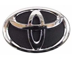 AUTENTIŠKAS Toyota Camry 07 - 09 Juodas ir chromuotas kapoto emblemų priekinės grotelės ženklelis