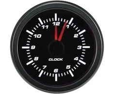 AUTOSTYLE Classic Juodas Performance analoginis prietaisų matuoklis 52 mm