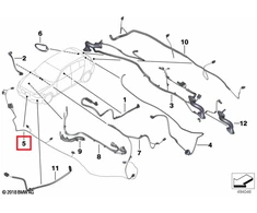 Bmw 1 F20 Lci Kabeliu Rinkinys Originalus 61129357958