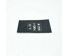 BMW 1 F20 priekinio bamperio vilkimo etiketė originali 71228652135
