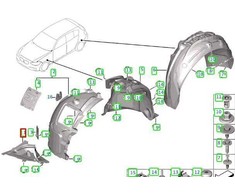 BMW 1 F20 Ratlankio Kairės Pusės Apsaugos Lūpų Apdaila 51717241847 NAUJA ORIGINALI