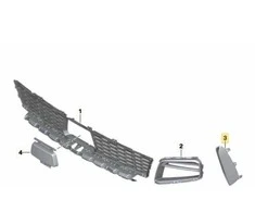 Bmw 128ti 2021 2023 Kairys Šoninis Grillio Priedas Originalus 51115A0A885