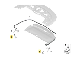 Bmw 2 F23 Kairysis Vandens Išvedimo Šlaunelis Originalus 51177300961