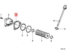 BMW 247 248 47E R 100 /7 /7T /T CS RS tarpiklis Be asbesto 11421338600 Originalus