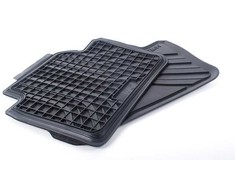 BMW 3 4 F30 F31 F80 F36 Galiniai Guminiai Grindų Kilimėliai Visiems Orams Juodi Originalūs