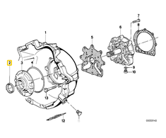 Bmw 3 E21 3 E30 3 E36 5 E12 5 E28 5 E34 5 E39 6 E24 7 E23 7 E32 7 E38 8 E31 X5 E53 Z8 E52 Atnaujinimas Originalus 24311422671