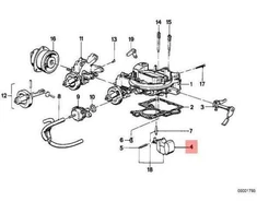 Bmw 3 E21 E30 5 E12 E28 Nustatyti Plūdės Mazgas Originalus 13111289910