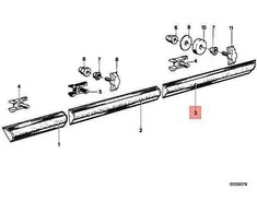 Bmw 3 E21 Galinė Šoninė Stossleiste 51131831474