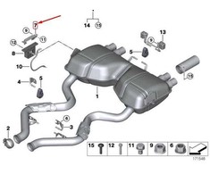 Bmw 3 E36 E46 E90 E92 E93 5 E39 Z4 E85 E86 Priedinis Guminis Stiprintuvas Originalus 18207839657