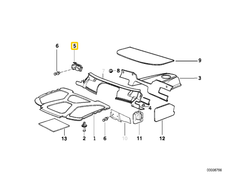 Bmw 3 E36 Schallisolierung Stirnwand Mot Originalus 51481977110
