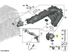 BMW 3 E90 E91 E92 E93 5 F07 F10 F11 7 F01 F02 X5 E70 X6 E71 Gaztuvė Originalus 13547806231