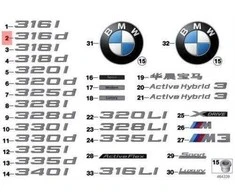 Bmw 3 F30 Etiketė Originalus 51147289867