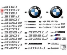 Bmw 3 F30 Etiketė Originalus 51147289867