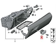 Bmw 3 F30 F31 F34 4 F32 F33 F36 Originalus 51169290979