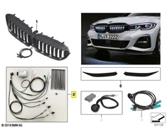Bmw 3 G20 G21 Electronics Iconic Glow Originalus 63172474991