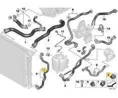 BMW 3 G20 G21 Klipe Originalus 17127935198