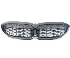 BMW 3 serijos G20 M340i blizgios juodos spalvos priekinės inksto grotelės originalios 51139448475