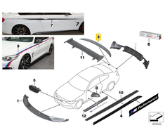 Bmw 4 F32 Galinio Sparno Priedė Originalus 51192354500