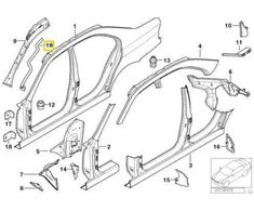 Bmw 5 E39 Ablaufrohr Links 1995 2003 Originalus 41118165633