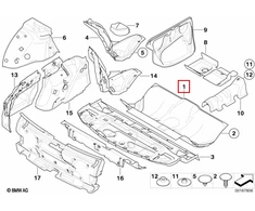 Bmw 5 E60 E61 Garsinis Aizsargiklis Originalus 51487039406
