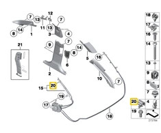 BMW 5 F11 Dešinės Pavarų Perdavimo Kompasas Originalus 51437232776