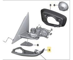 Bmw 5 G30 G31 Apatinės Dalies Korpusas Kairysis Originalus 51167452325
