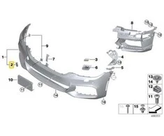 Bmw 5 G30 G31 Priekinis Troselio Auselės Kotas Originalus 51118069068