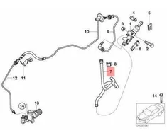 BMW 5 serijos 7 serijos X5 X3 galinio vaizdo veidrodėlis Originalus 21526756149