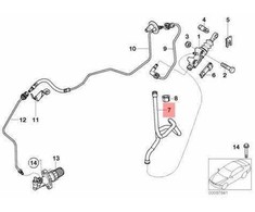 BMW 5 serijos 7 serijos X5 X3 galinio vaizdo veidrodėlis Originalus 21526756149