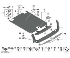 BMW 5 serijos universalas F11 bagažinės krovimo slenksčio dangtelis Nerūdijančio plieno apdailos detalė, originali 51477234408
