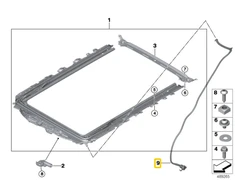 BMW Vandens Išleidimo Žarna Priekyje 5 G31 03 2016 12 2019 Originalus 41007343821