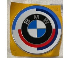 BMW 50 metų M variklio dangčio ženkliukas F40 G80 G82 G83 Heritage 51117886545 originalus