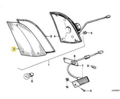Bmw 6 E24 Kairysis Objektyvas Originalus 63131362927