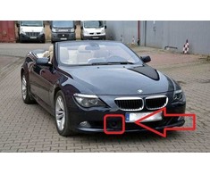 BMW 6 E63 E64 LCI Gitter Seiteliai Apacia Kaire Originalus 51117184694