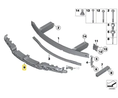 Bmw 6 F06 F12 F13 Atramosioklis Virsus Originalus 51118050507