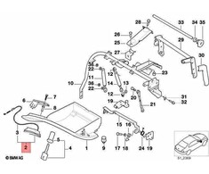 Bmw 7 E38 Schloss Handschuhkasten Originalus 51168125739